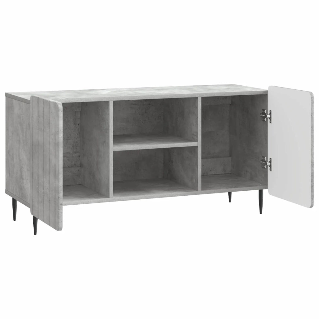 Mobile TV-Credenza per TV Grigio Cemento 102 x 34,5 x 52 cm