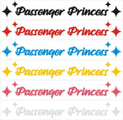 Decorazioni Personalizzate per Specchiera Posteriore - 6 Stickers per Auto