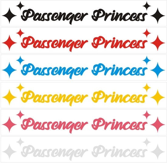Decorazioni Personalizzate per Specchiera Posteriore - 6 Stickers per Auto