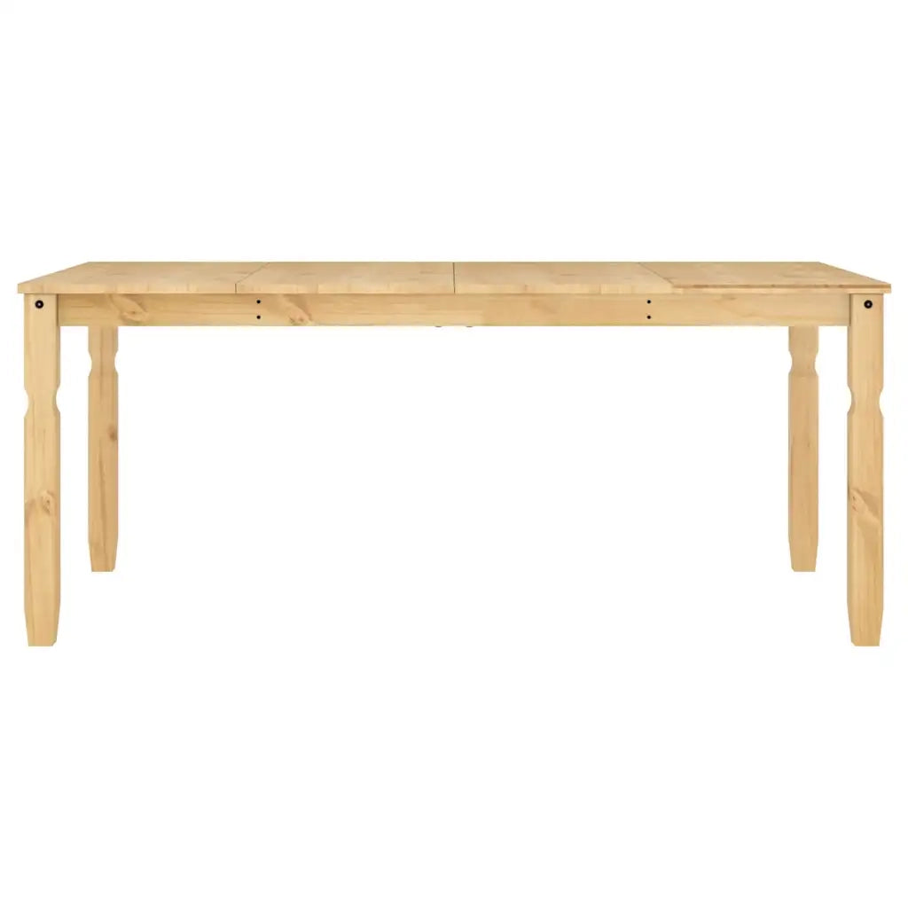 Tavolo da Pranzo Corona 180x90x75 cm in Legno Massello di Pino