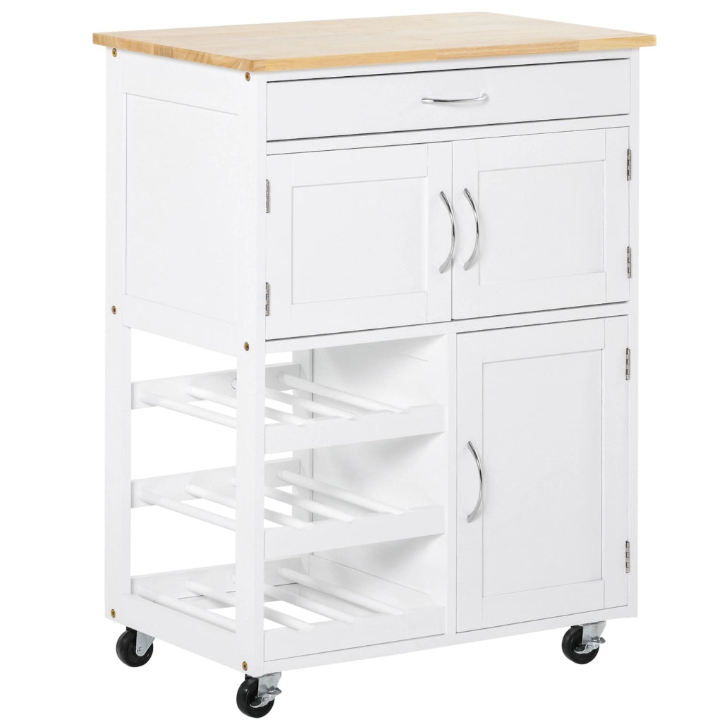 Tavolino da caff¨¨ ¨C zephmum ¨C Bianco e Rovere, 67x37x87 cm