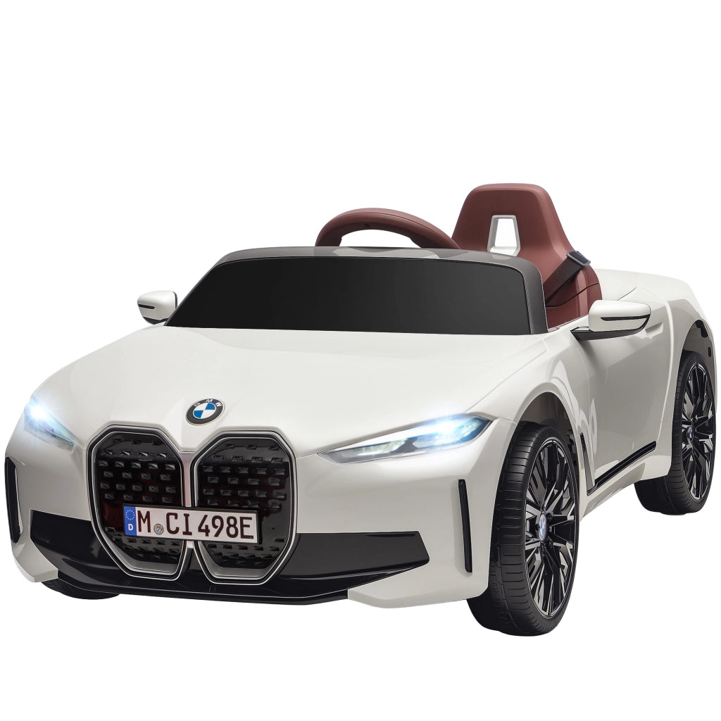 Automobile Bambini Elettrica con Telecomando ¨C zephmum ¨C Bianco 115x67x45 cm