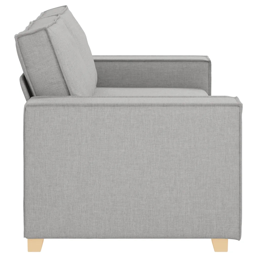 Divano a 2 Posti-Sofa 2 Posti Grigio nuvola 140 cm in tessuto 577229