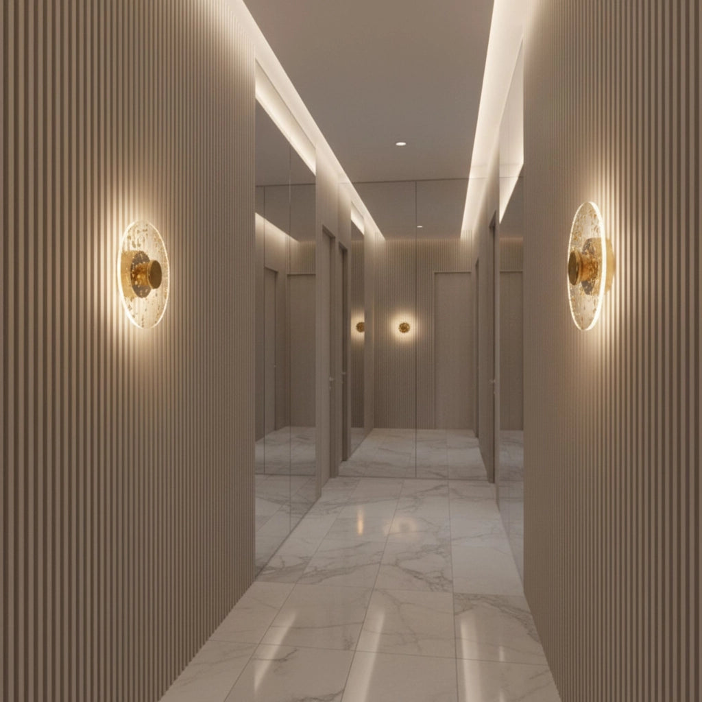 Lampada Da Parete Led App1795-w Brush Gold