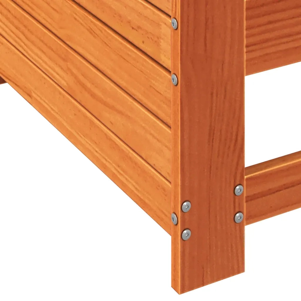 Divano senza Braccioli Giardino Marrone Cera 69x62x70,5 cm Pino 844885