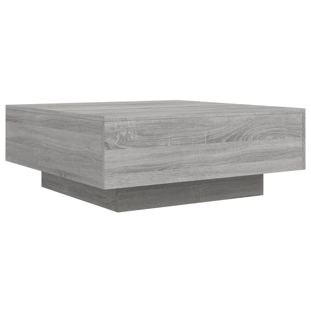 Tavolino da salotto | Tavolino da caff¨¨ | Tavolino da Soggiorno Grigio Sonoma 80x80x31 cm Legno Multistrato