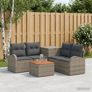 Set di divani 6 pz Grigio e Grigio Scuro 3447192