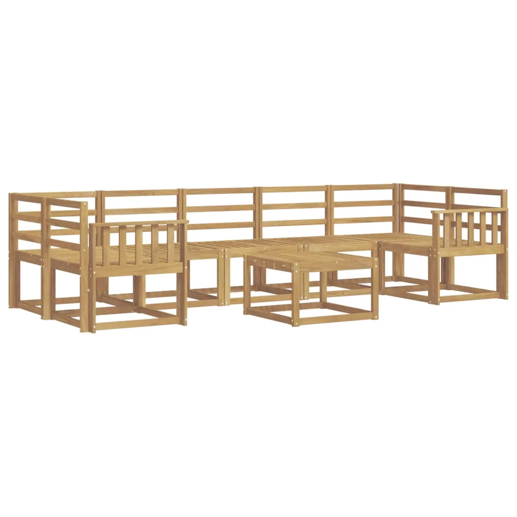 Set di divani da esterno 8 pcs Bianco 59 x 59 x 37 cm 3387378