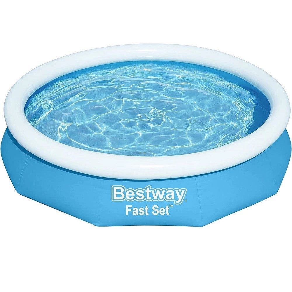 Trade Shop - Piscina Fast Set Tonda Fuori Terra Con Anello Gonfiabile 3200lt 305x66 Cm 57456 -