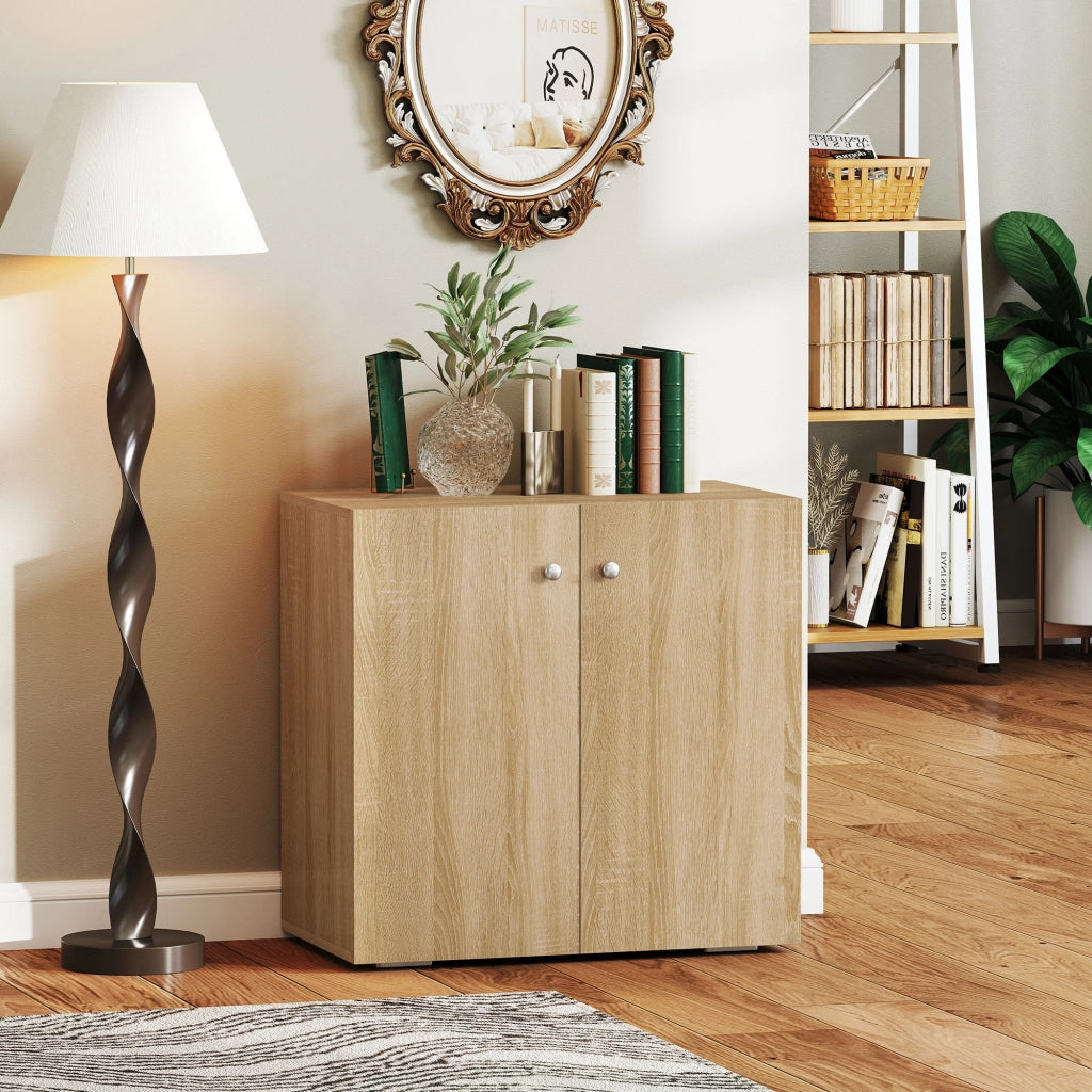 Armadio Battente 2 Ante ¨C zephmum ¨C Legno Bianco 70x39x70cm