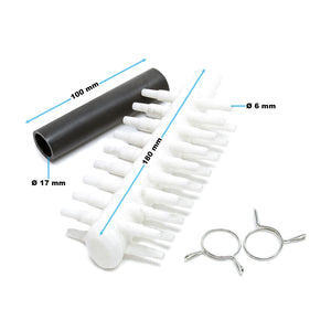 HJB-280 Ossigenatore acquario 280 l/min, Aeratore laghetto con funzione multi-speed