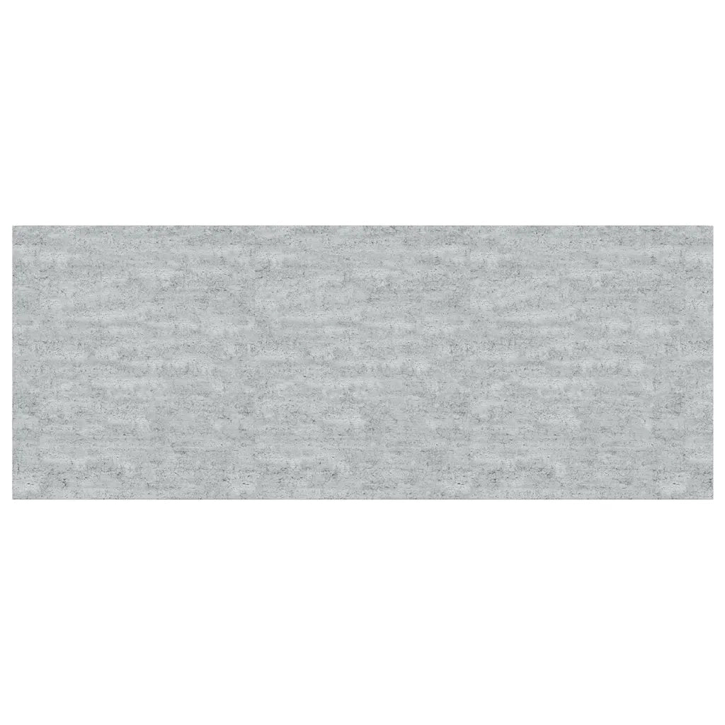 2 pz Scaffali a Parete | Ripiano a parete | Mensole a Parete Grigio Cemento 60x23,5x3,8 cm in MDF