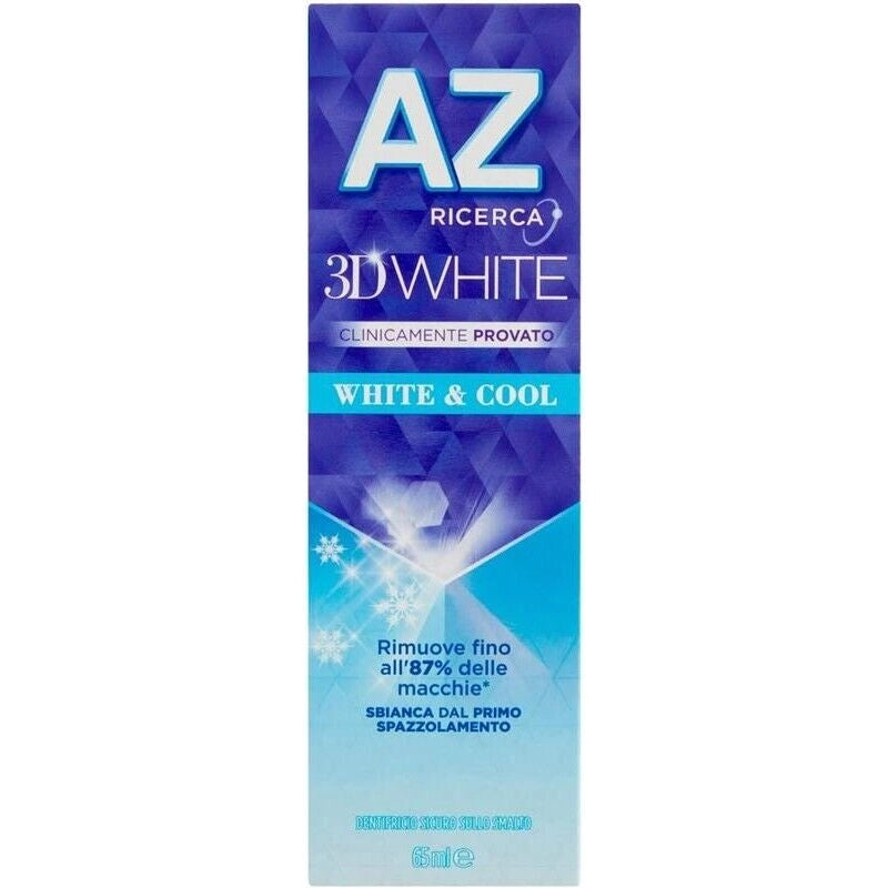 AZ COMPLETE DENTIFRICIO SET 6 PEZZI IN FORMATO DA 65 ML WHITE & COOL