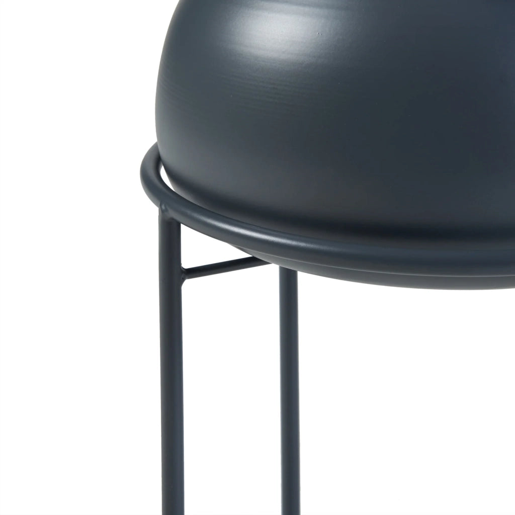 Supporto per piante da esterno 38 x 24 cm nero 03_0010353