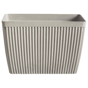 Vaso rettangolare di pietre miste in poliresina beige 58 x 28 cm interni ed esterni