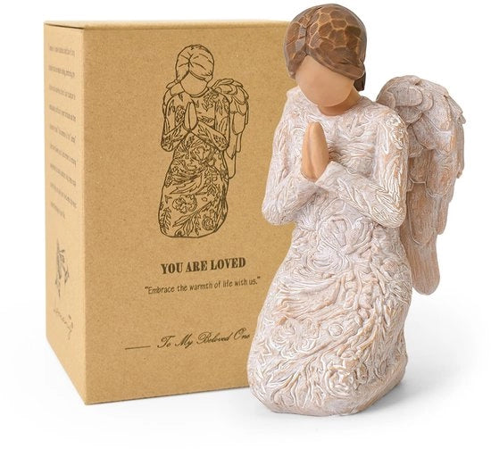 Statuetta religiosa per casa - Decorazione per primo comunione e battesimo - Immagine di preghiera - Figurina per la casa - Statuetta artistica a mano - Immagine sacra per la casa