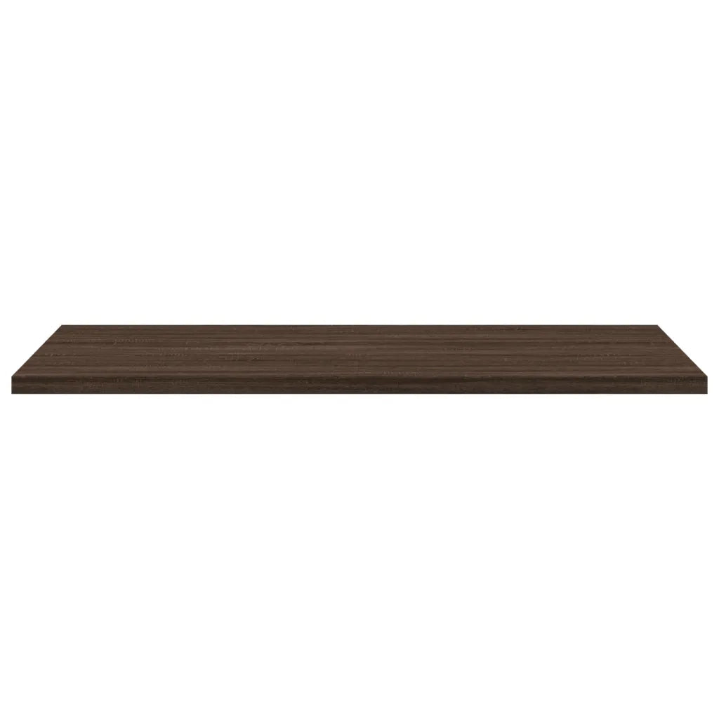 Mensole Parete 4pz Rovere Marrone 60x40x1,5cm Legno Multistrato
