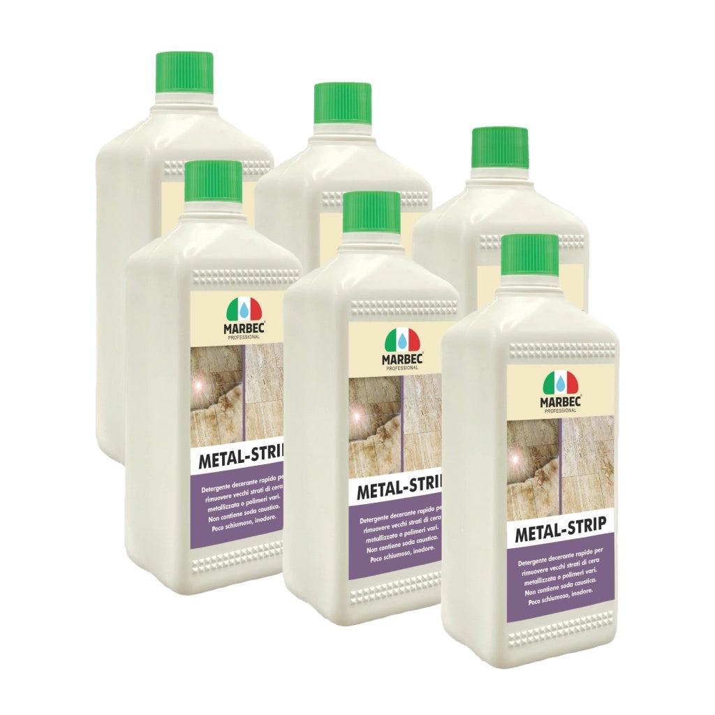 Detergente sgrassante professionale METAL-STRIP   1LTx6Pz