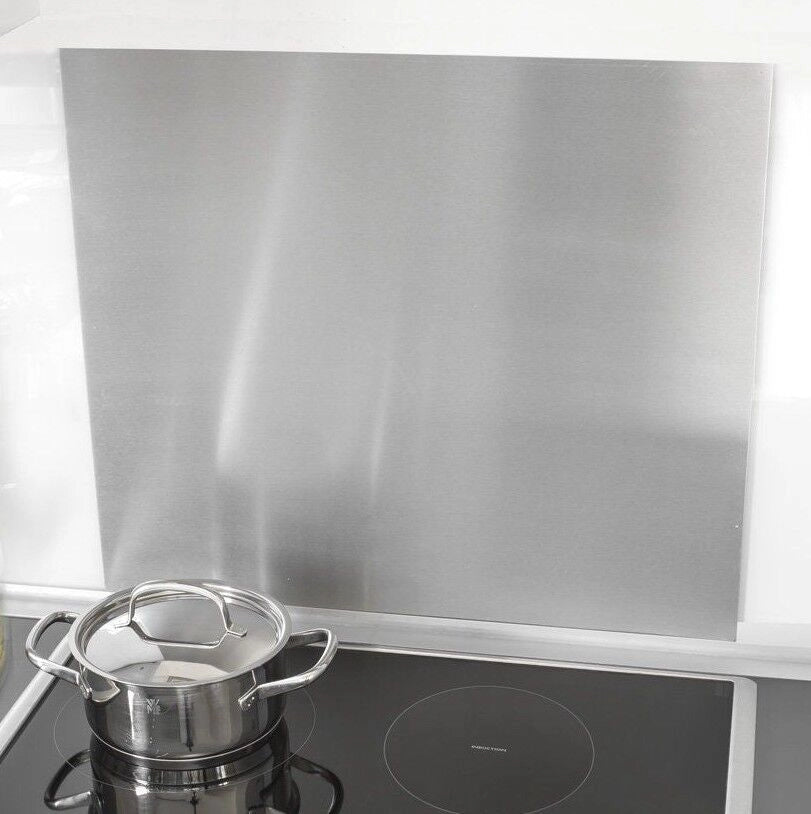 ZOIMANIA - Pannello Paraschizzi - Inox Aisi 304 - Cucina - Profondità 60 Dimensione Paraschizzi: L100 x P60