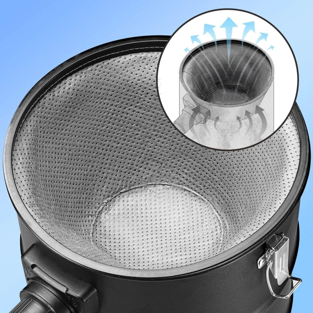 Aspiracenere per Camino 20L 1200W Prefiltro Filtro Ignifugo Aspiratore Cenere Stufa a Pellet Forno Aspirapolvere Caminetto