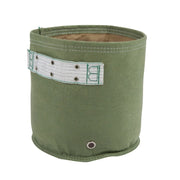 Vaso in Tessuto BloemBagz da 11 litri, con forma cilindrica, colore verde muschio