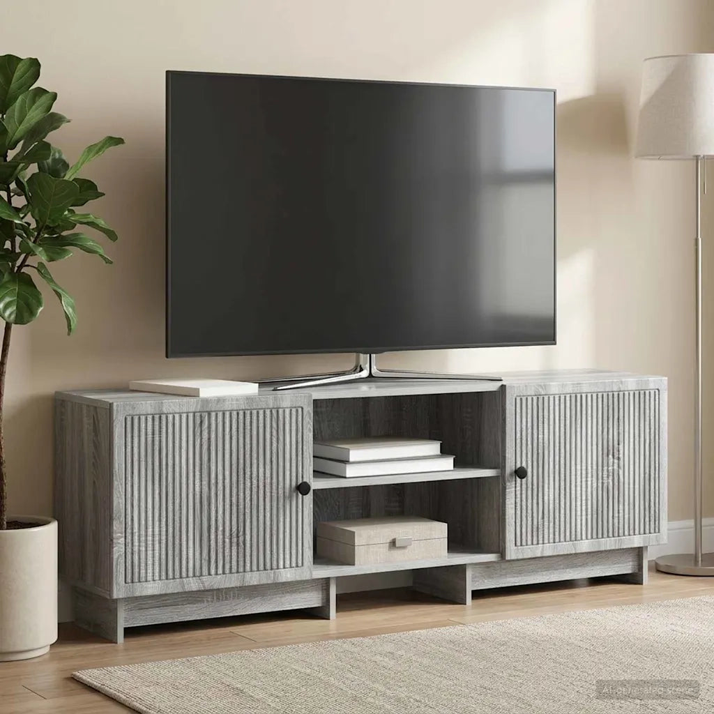 Mobile TV Sonoma grigia 150 x 31 x 50 cm Legno ingegnerizzato 894001