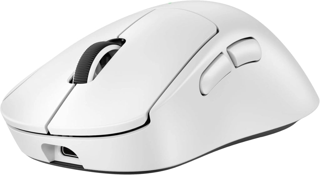 Logitech G PRO X SUPERLIGHT 2 DEX wireless gaming mouse, 60g pro-grade right-handed mouse with 5 programmable buttons, USB-C charging, 44k DPI sensor, up to 8 kHz polling for PC/Mac - Bianco