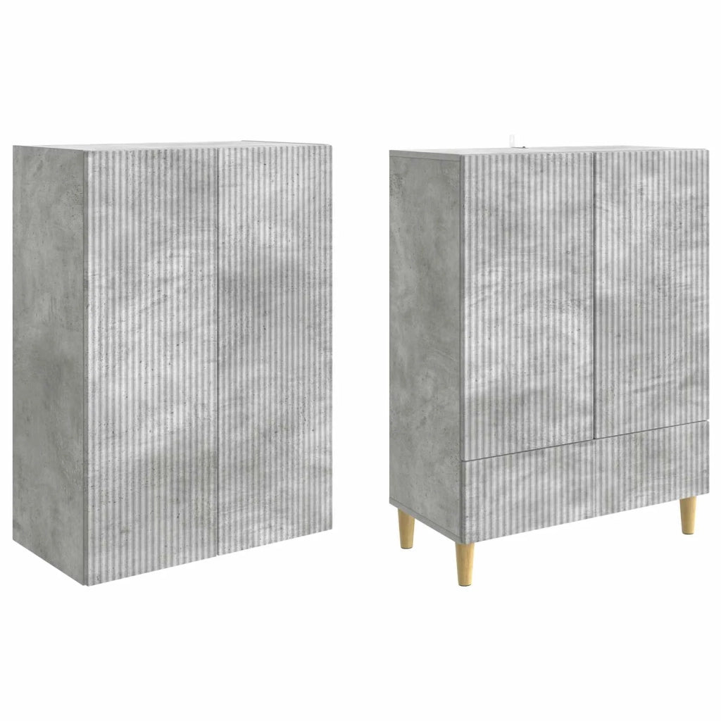 Set di armadi 2 pcs 66 x 34,5 x 95 cm Legno ingegnerizzato