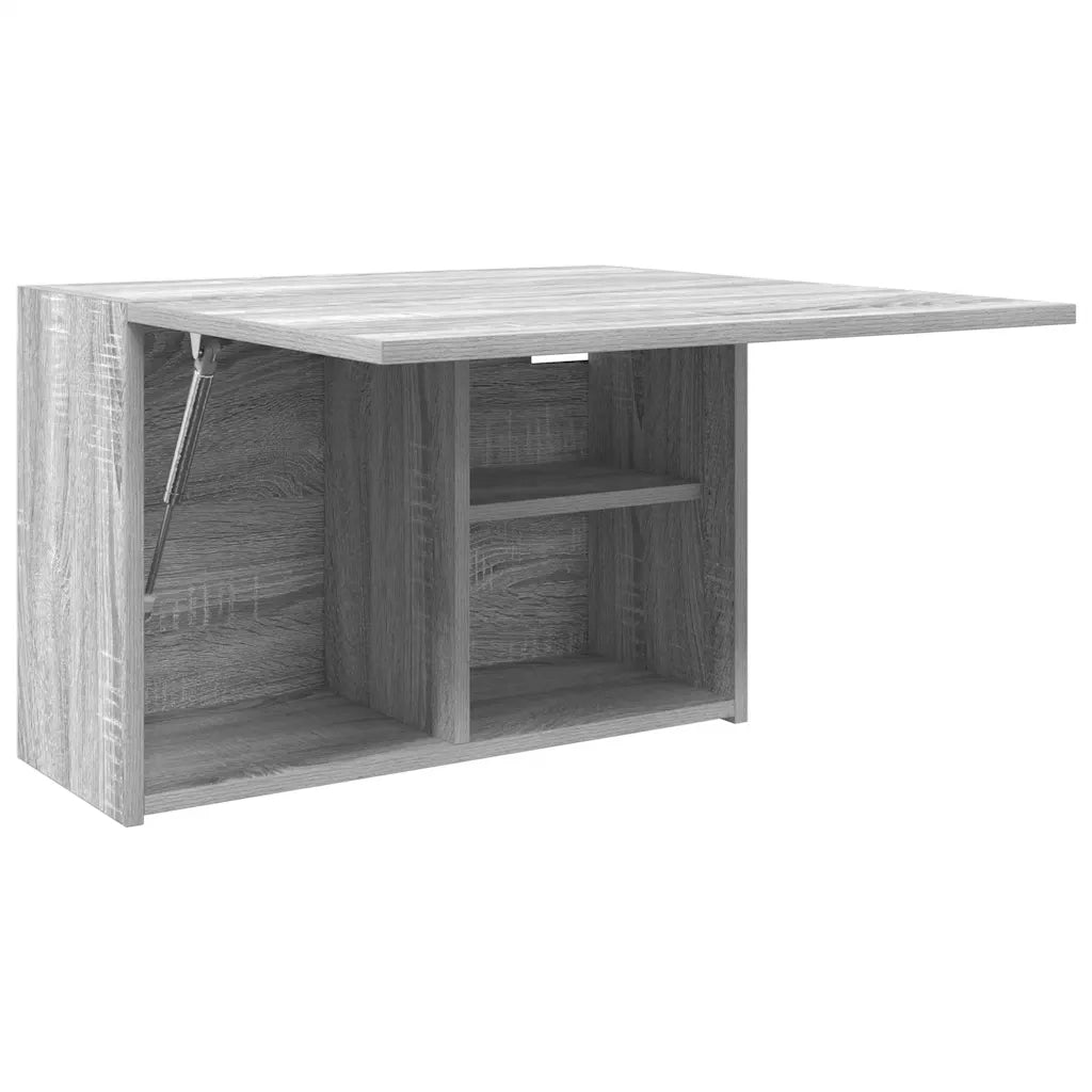 Mobile da Bagno Grigio Sonoma 60x25x40 cm in Legno Multistrato