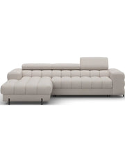 Divano angolare sinistro convertibile Beige dallo stile contemporaneo 285x99x181cm FILTRO