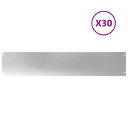 Bordure per Prato 30 pz 20x103 cm Acciaio Zincato CFW8969368