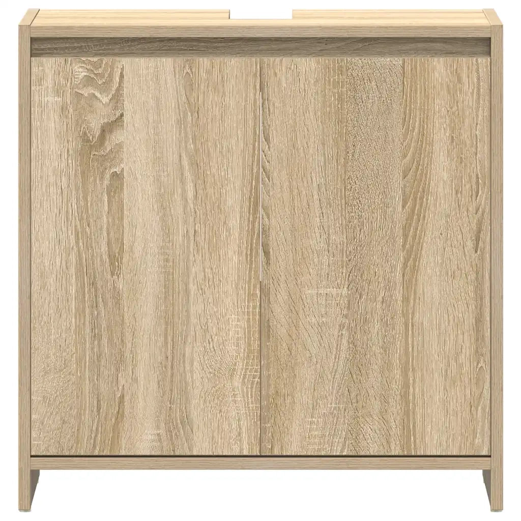 Armadio da Bagno Rovere Sonoma 60x33x61 cm in Truciolato cod mxl 15385