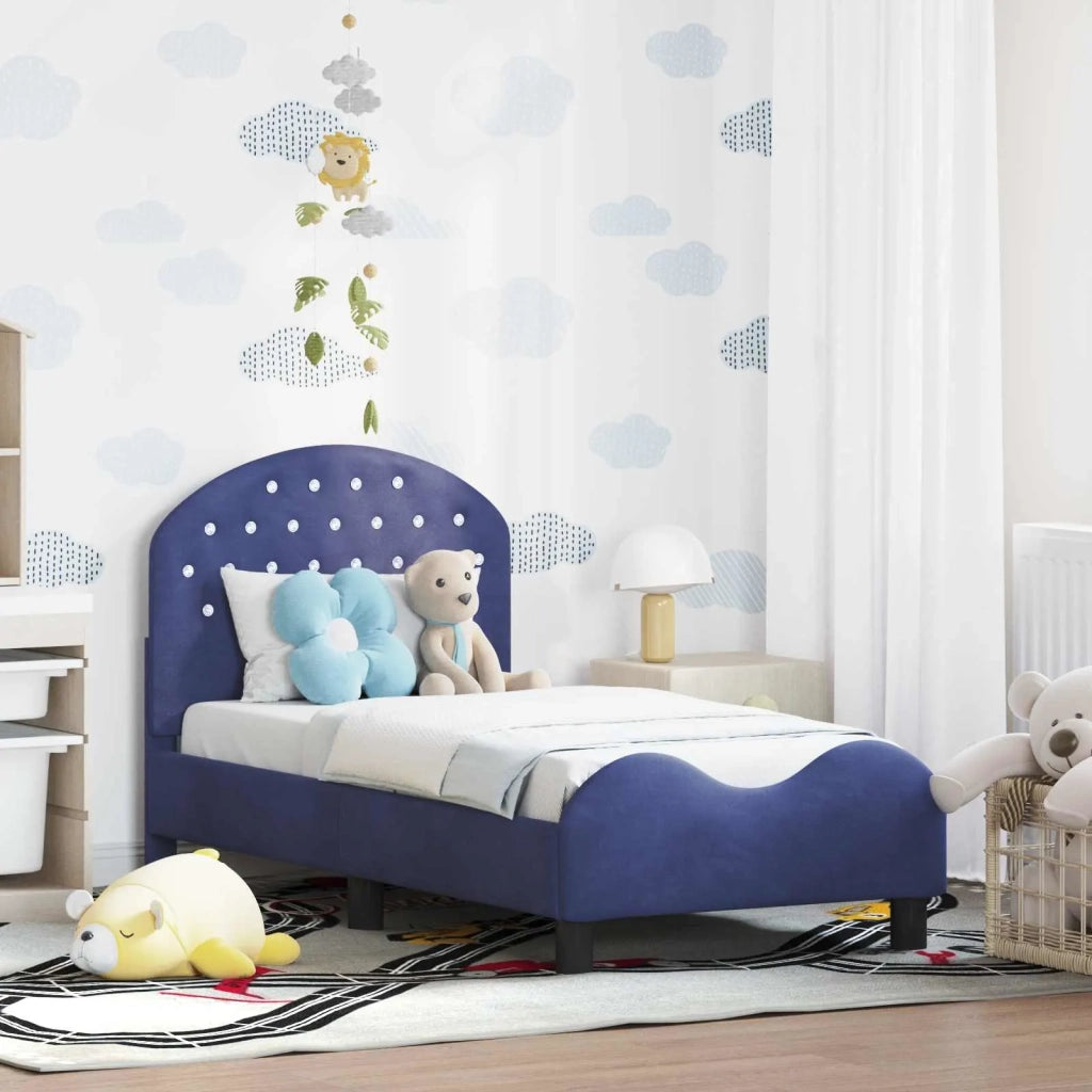 Struttura letto per bambini con testata-Giroletto per bambini Blu Polizia 70 x 140 cm 573494