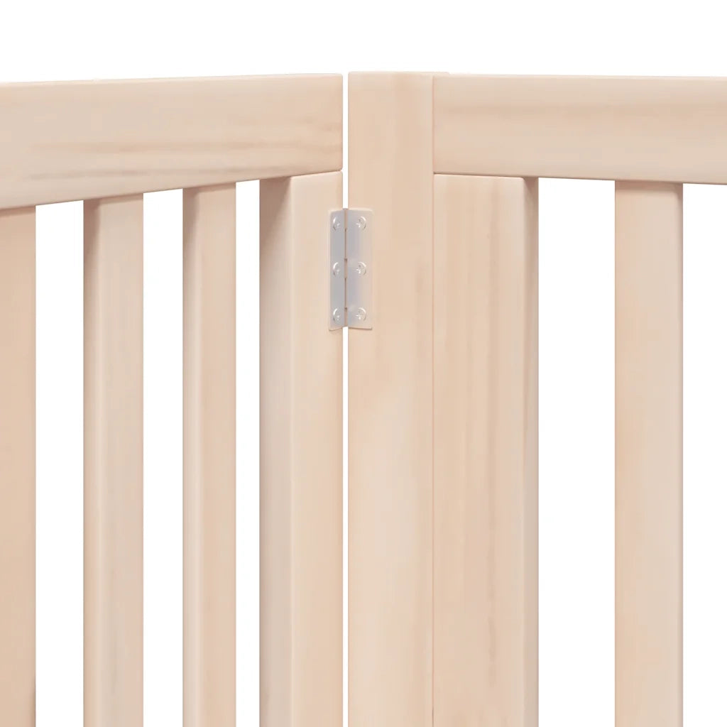 vidaXL Cancello per Cani Porta Pieghevole 8 Pannelli 640 cm in Pioppo