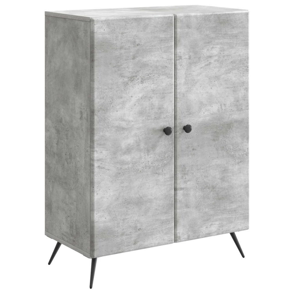 Credenza Grigio Cemento 66 x 34,5 x 90 cm Legno ingegnerizzato 895508