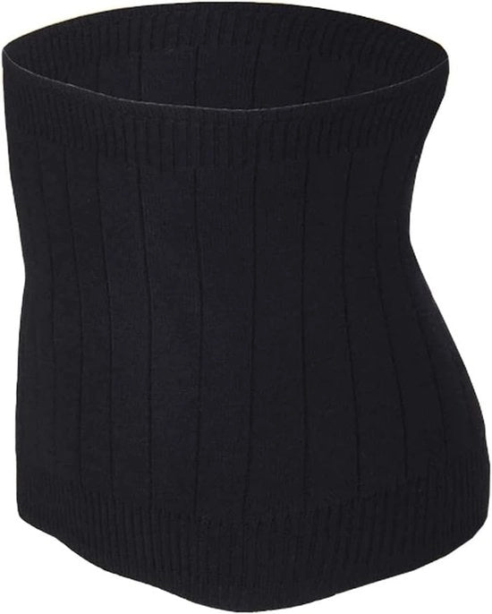 Supporto alla vita, cintura per la schiena e addome, unisex, per offrire calore in inverno, inclusa schiena, vita e addome, Nero, M, Adatto per vita di 57-74 cm