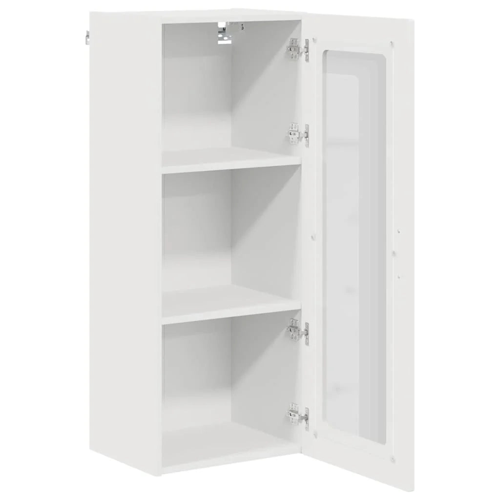 Mobile da cucina rettangolare dal design pulito e moderno dimensioni interne 40 x 31 x 100 cm realizzato in legno composito bianco 02_0053773