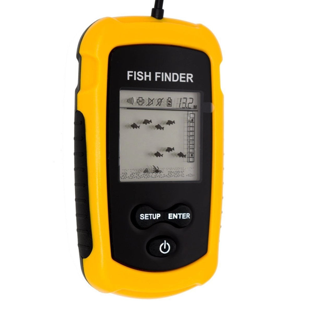 Trade Shop - Ecoscandaglio Sonar Sonda Portatile Pesca Acqua Dolce Salata Cerca Pesci -
