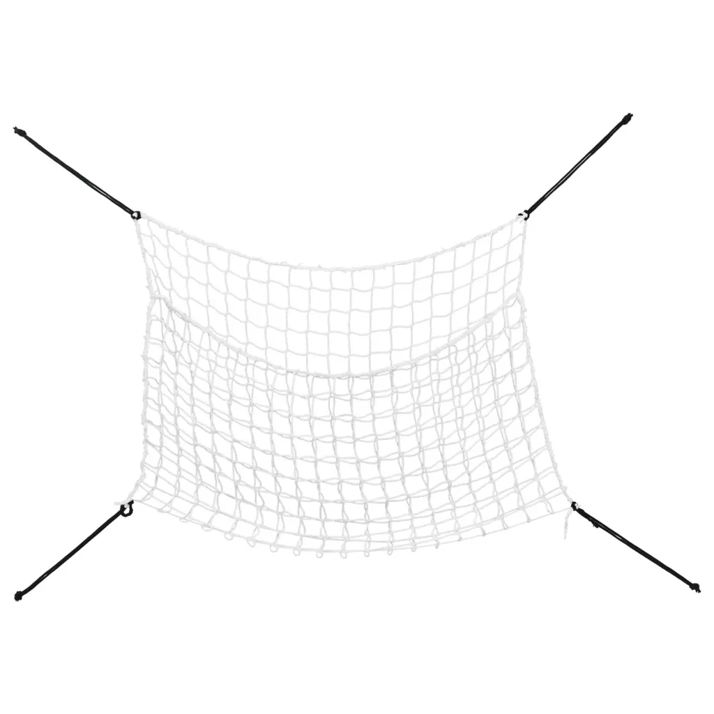 Reti da Fieno 2 pz Rettangolari Bianchi 90x60 cm in PP CFW6080640