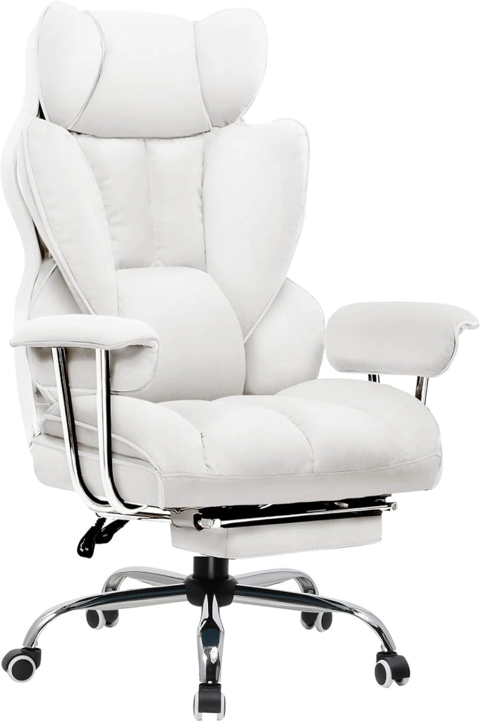 Sedia Gaming Ergonomica Sedia da Gaming Reclinabile Sedia Ufficio con Poggiapiedi Sedia Gamer Schienale Regolabile per Lavoro e Gioco Blu