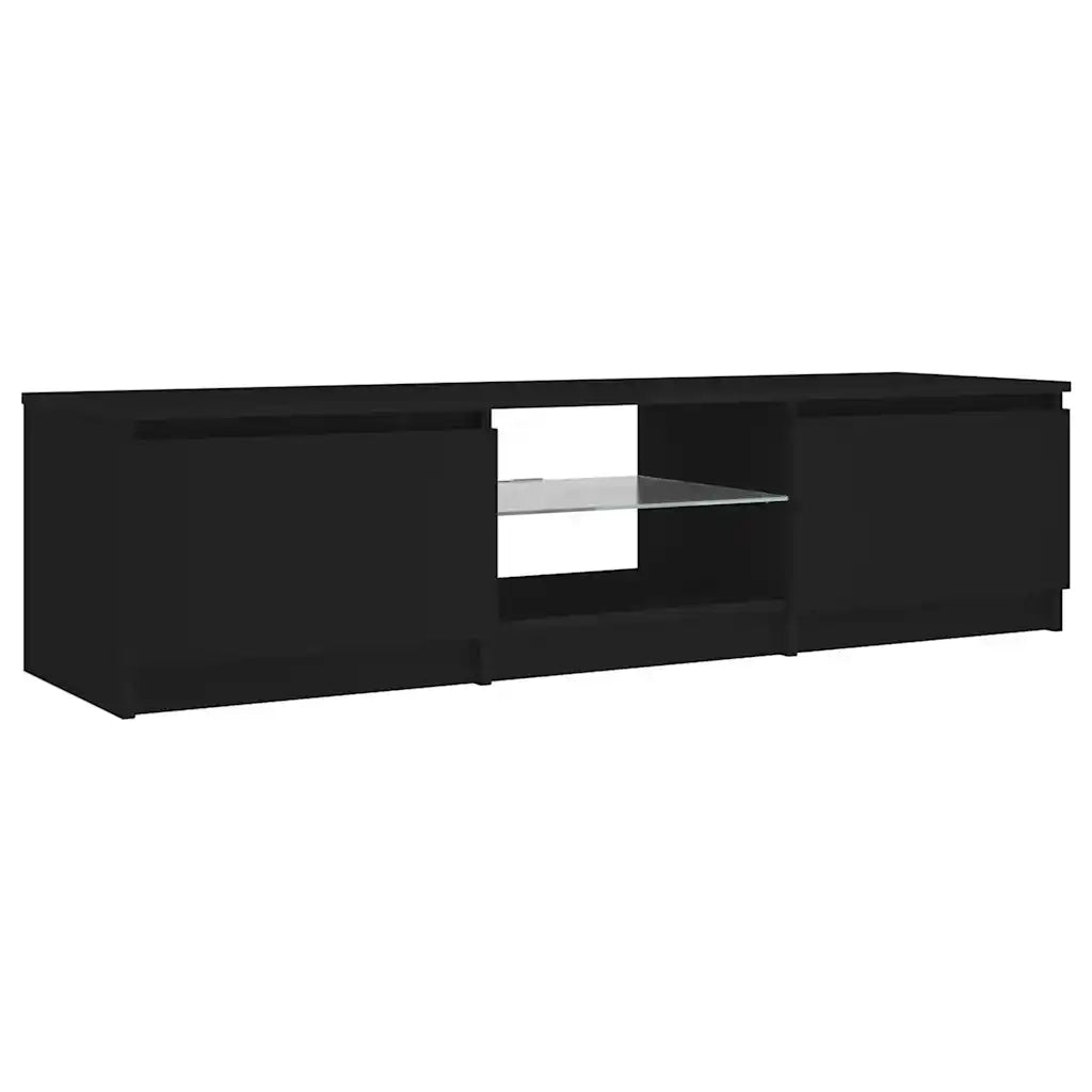 Mobile Porta TV con Luci LED Nero 140x40x35,5 cm cod mxl 47080