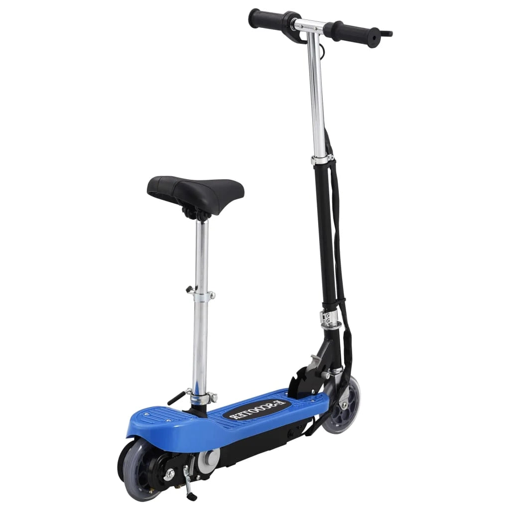 Monopattino elettrico con sedile 120 watt blu 02_0004597