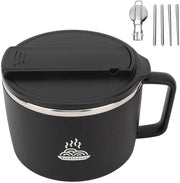 Pentola Insolata 1200 ml - Doppia Isolata - Coperchio con Fessura per Cavo - Pentola di Cottura - Portatile e Pratica - Pentola a Rami