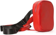 Zak da bagno impermeabile per uomo e donna - Borsa tattica per motocicletta - Ideale per campeggio e escursione - Rosso - Dimensioni 18,5 x 12,5 x 4,5 cm