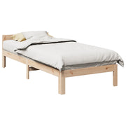 Giroletto senza Materasso-Struttura Letto 80x200 cm in Legno Massello Pino 739457