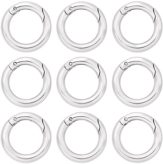 Set di 12 Chiuse a Lente con Anello e Viti a Carabina