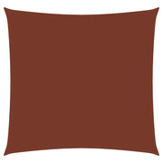 Vela parasole telo parasole quadrato tessuto Oxford 7 x 7 mt terracotta 02_0009545