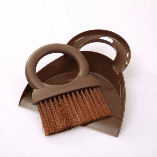 Set di spazzole e spazzola a rullo, piccola spazzola e spazzola, spazzola da tavolo, da divano, da pavimento, da gabbia per animali (Koffie)