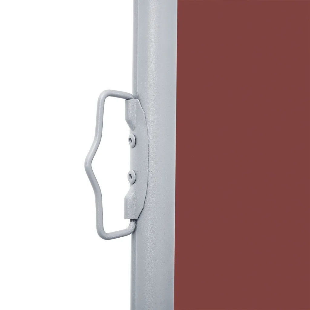 Tenda da Sole Laterale Retrattile Marrone 100x1000 cm 48475