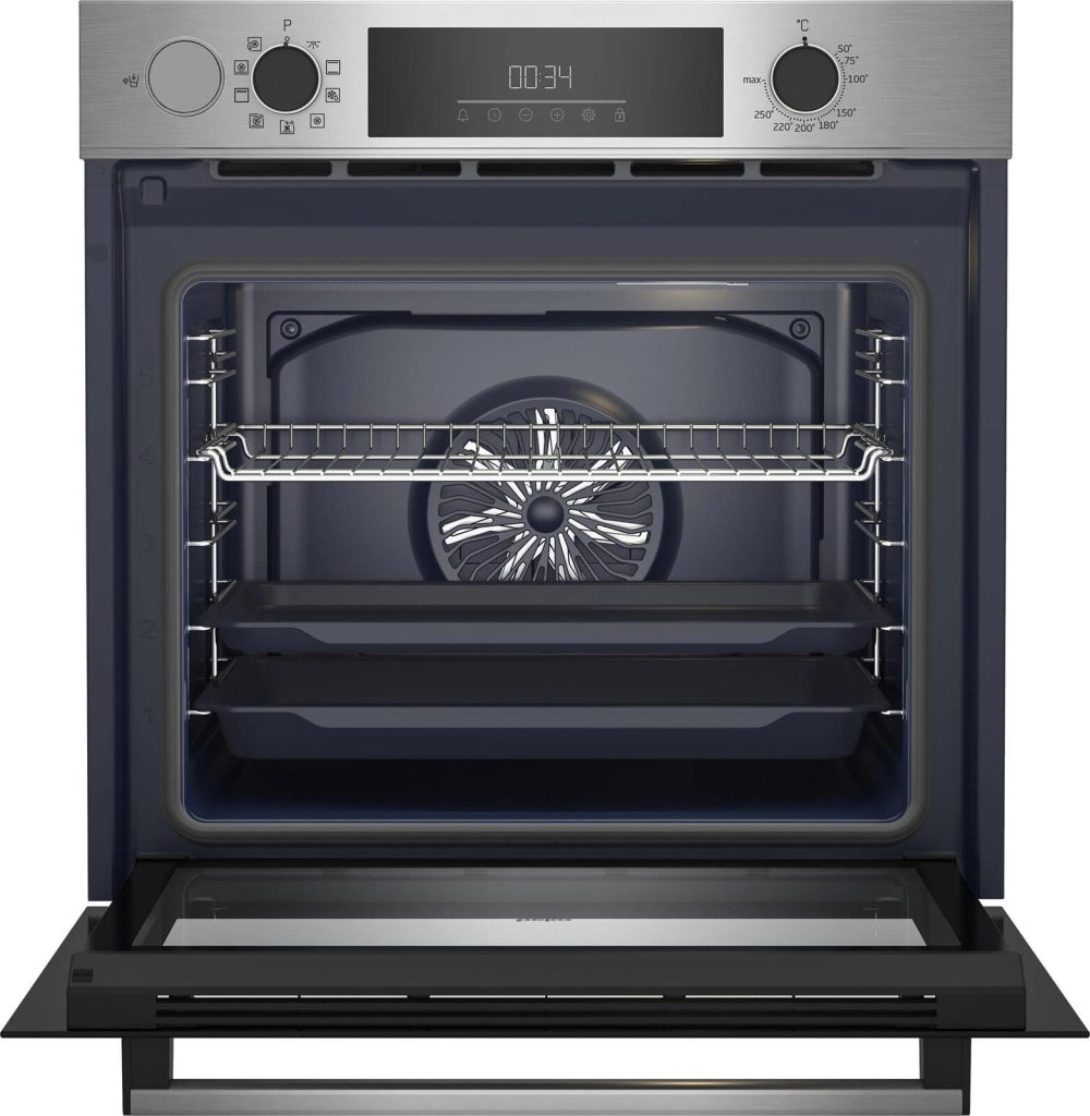 Beko Forno Multifunzione BBIS12300XDE Assistito a Vapore SteamAssist, b300, 9 Funzioni, A+, Acciaio Inox
